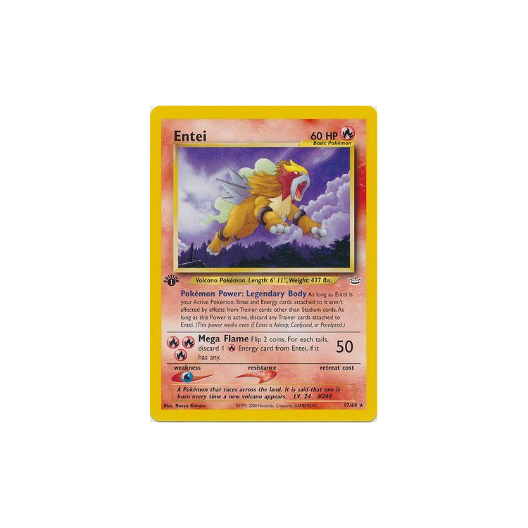 Entei Neo Revelation 1st edition holo outlet