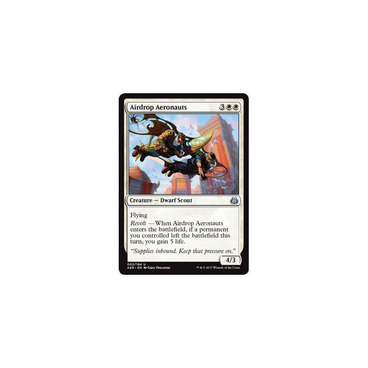 Airdrop Aeronauts - Aether Revolt - Big Orbit Cards Airdrop Aeronauts - Aether Revolt - Big Orbit Cards
