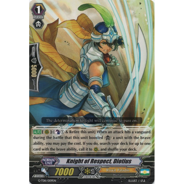 Knight of Respect, Diotius - Big Orbit Cards Knight of Respect, Diotius - Big Orbit Cards