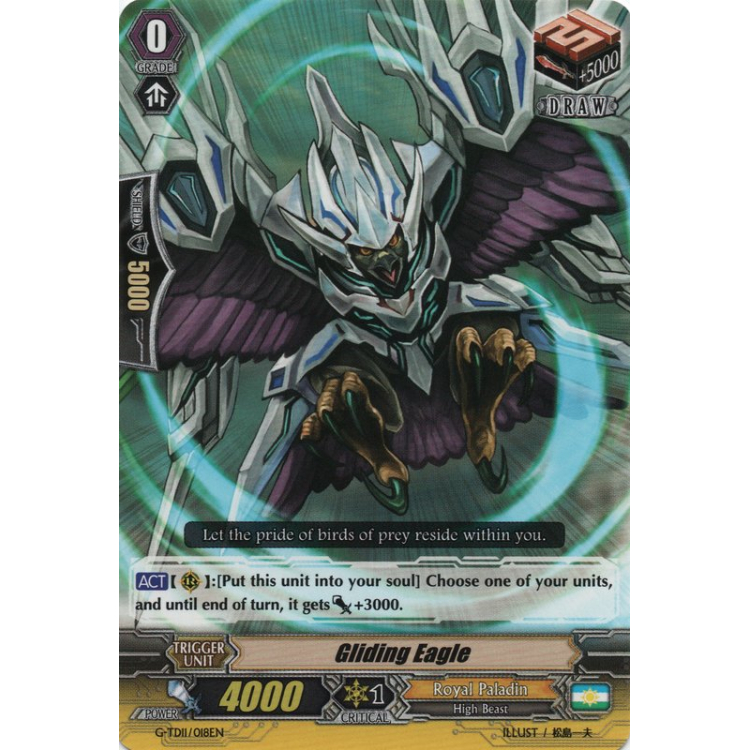 Gliding Eagle - Cardfight Vanguard - Big Orbit Cards Gliding Eagle - Cardfight Vanguard - Big Orbit Cards