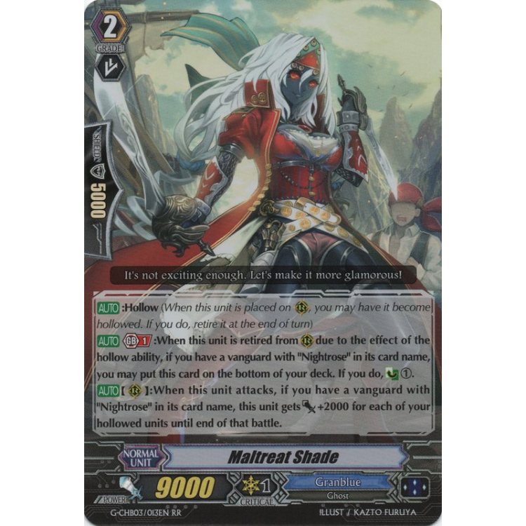 Maltreat Shade - Cardfight Vanguard - Big Orbit Cards Maltreat Shade - Cardfight Vanguard - Big Orbit Cards