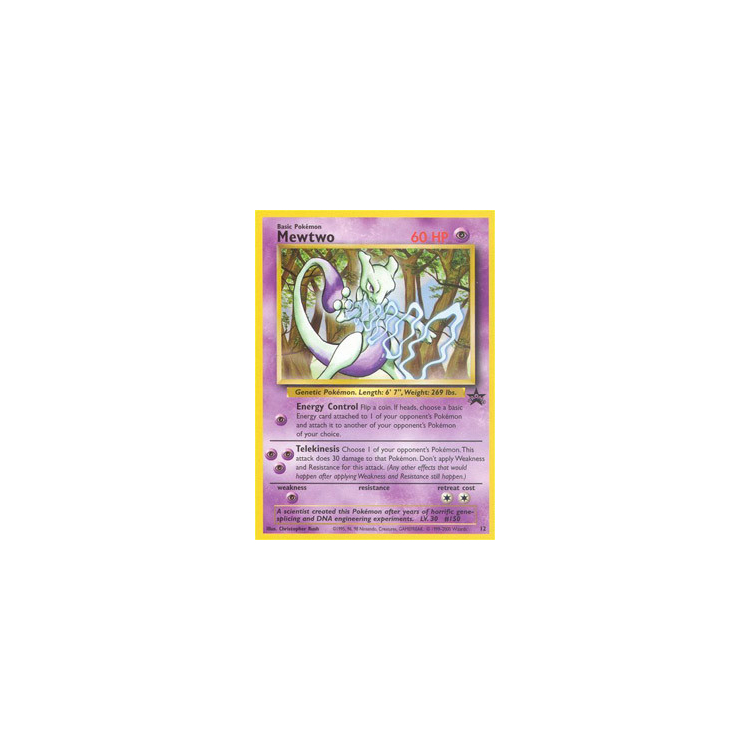 Pokemon - Mewtwo (3) - Wizards Black Star Promos