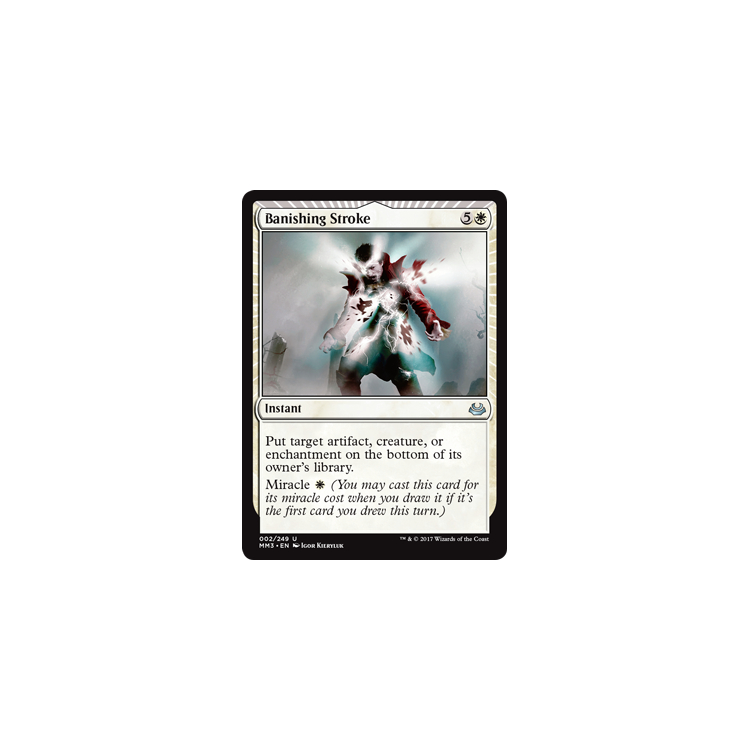 Banishing Stroke (Foil) - Big Orbit Cards Banishing Stroke (Foil) - Big Orbit Cards